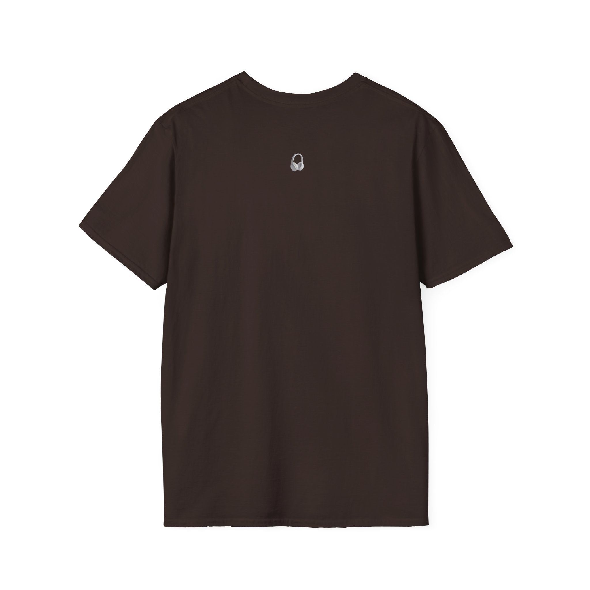 "DJ VAMP" 🎧Signature Logo Tee – Bold, Loud, and Made to Move - QR